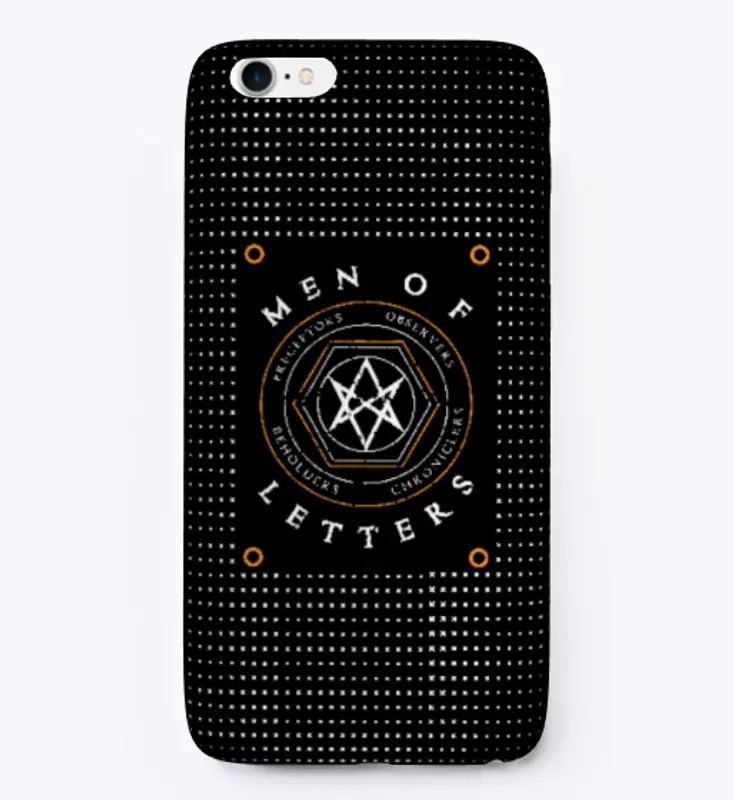 Super Natural Men Of Letters iPhone Case